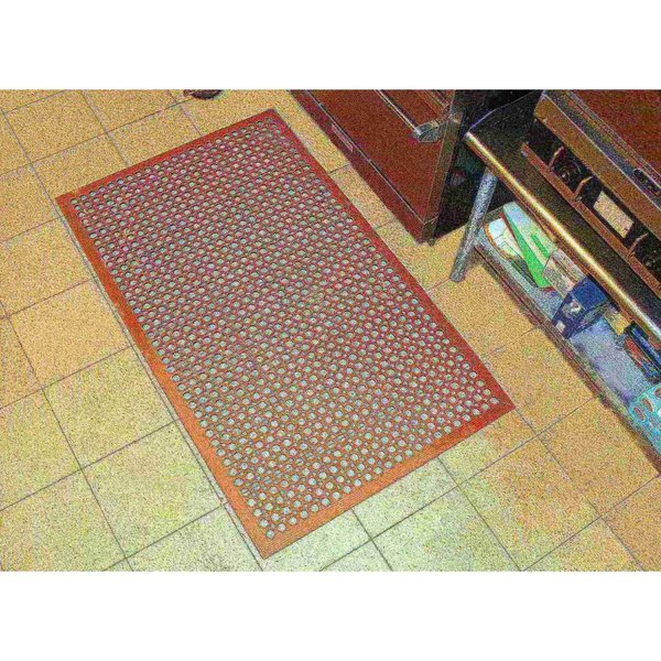 Durable Corp E 3' X 5' Red Anti-Fatigue Mat 421S35RD